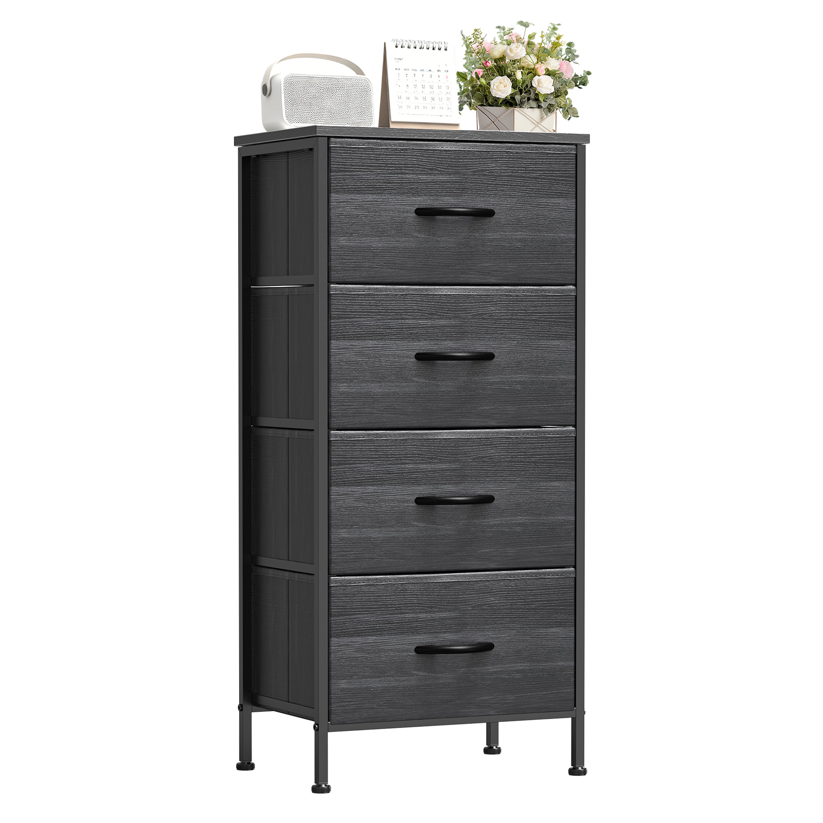 Wooden Top Cabinet Night Stand Dresser for Closet