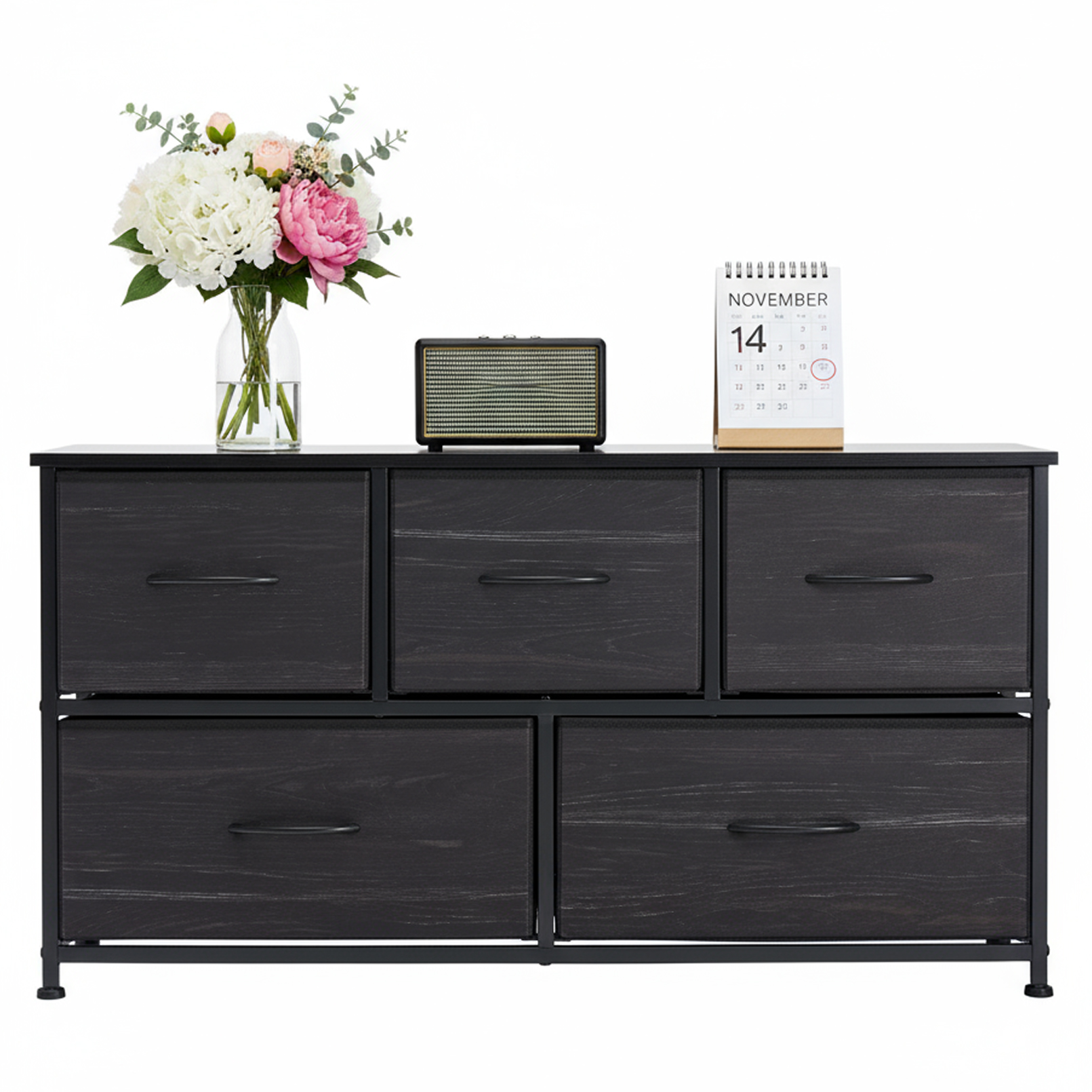 Wooden Top Cabinet Night Stand Dresser for Closet